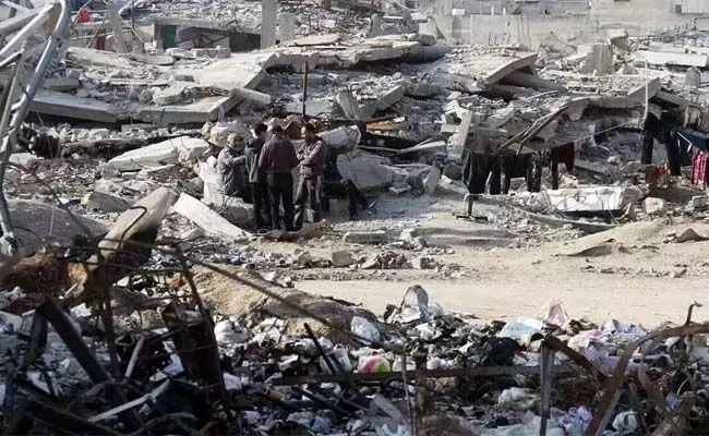 ಗಾಝಾದಲ್ಲಿ ಇಸ್ರೇಲ್ ದಾಳಿ: ಇಬ್ಬರು ಫೆಲೆಸ್ತೀನೀಯರ ಮೃತ್ಯು ಗಾಝಾದಲ್ಲಿ ಇಸ್ರೇಲ್ ದಾಳಿ: ಇಬ್ಬರು ಫೆಲೆಸ್ತೀನೀಯರ ಮೃತ್ಯು