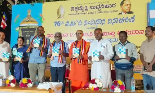 ಬಿಜೆಪಿ ಸಂವಿಧಾನ, ಅಂಬೇಡ್ಕರ್ ಅವರನ್ನು ಸಾಯಿಸುತ್ತಿದೆ: ಚಿಂತಕ ಶಿವಸುಂದರ್