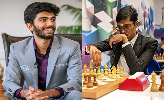 Gukesh tops, Praggnanandhaa