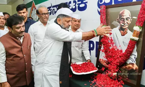 ಬಿಜೆಪಿಯಿಂದ ಗಾಂಧಿ ಅವರ ಹೆಜ್ಜೆ ಗುರುತುಗಳನ್ನು ಅಳಿಸುವ ಕೆಲಸ : ಡಿ.ಕೆ.ಶಿವಕುಮಾರ್ ಆಕ್ರೋಶ