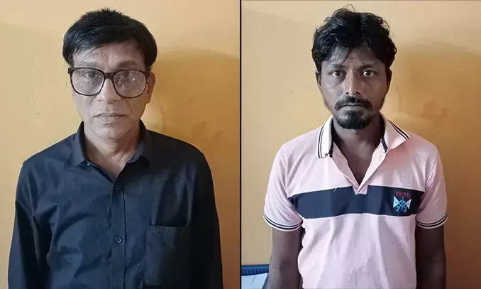 ಕುಂದಾಪುರ| ಅಕ್ರಮವಾಗಿ ಕೆಂಪುಕಲ್ಲು ಬಂಡೆಗಳ ಸ್ಫೋಟ: ಇಬ್ಬರು ಆರೋಪಿಗಳ ಬಂಧನ