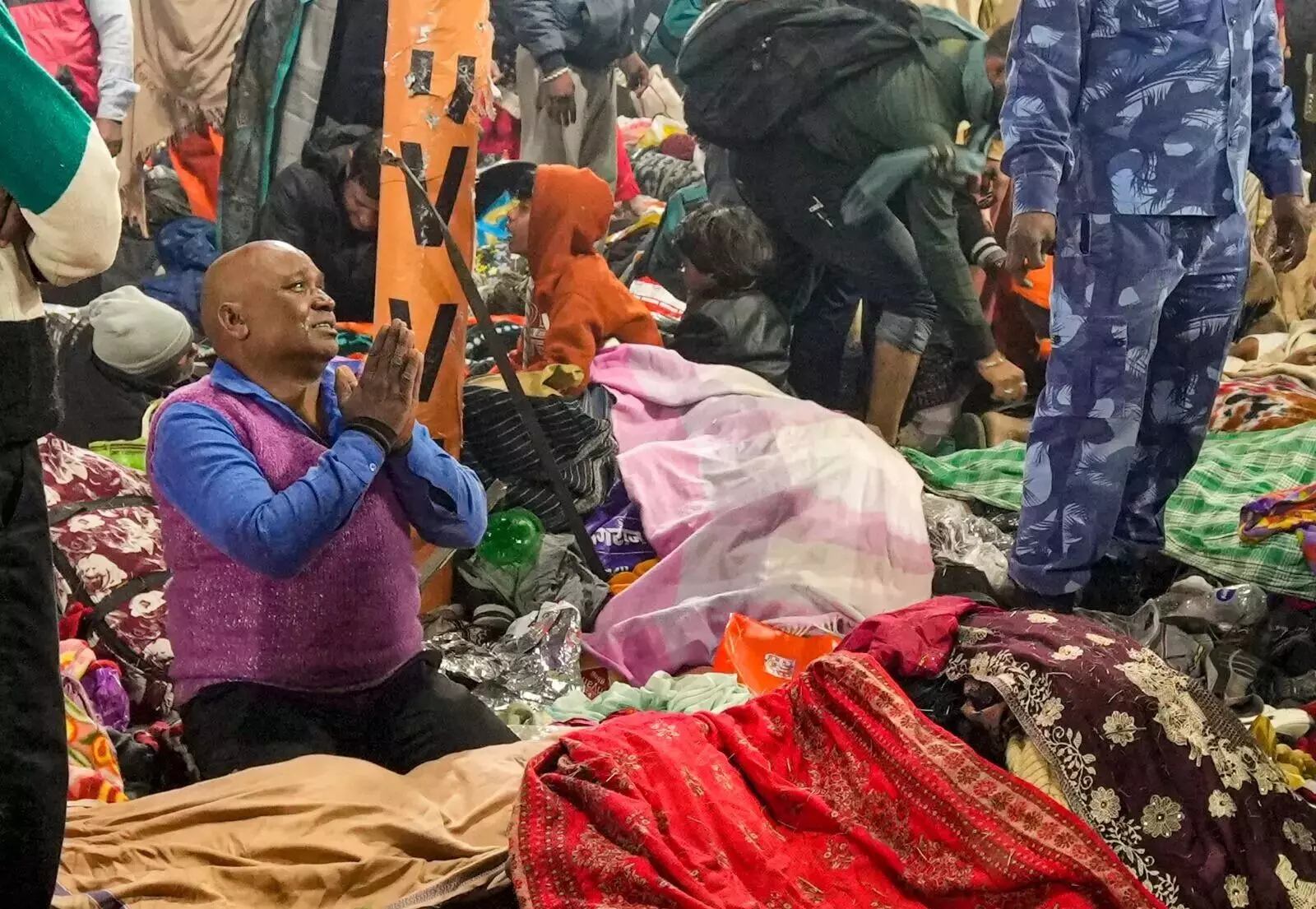 Photo of Kumbh Mela stampede Photo of Kumbh Mela stampede