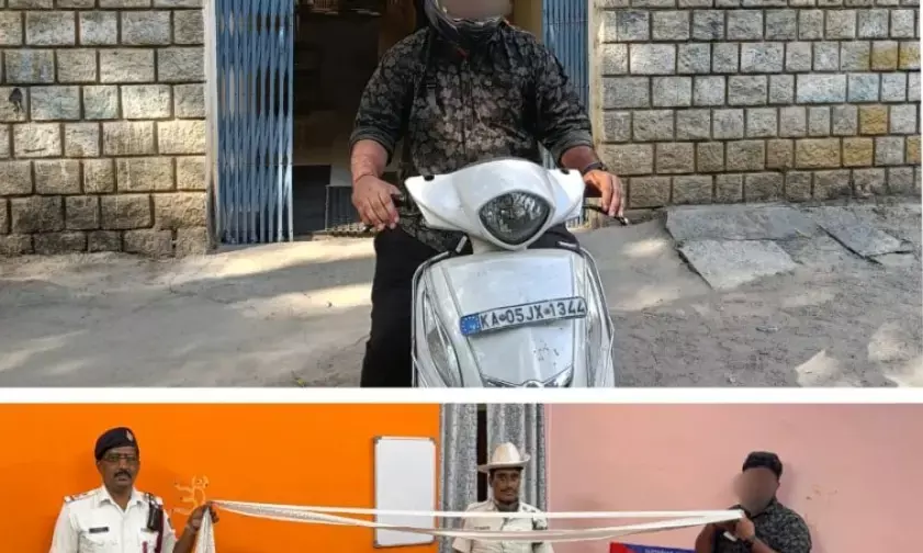 ಸಂಚಾರ ನಿಯಮ ಉಲ್ಲಂಘನೆ: ಸ್ಕೂಟರ್‌ ಸವಾರನಿಗೆ 1.61 ಲಕ್ಷ ರೂ. ದಂಡ