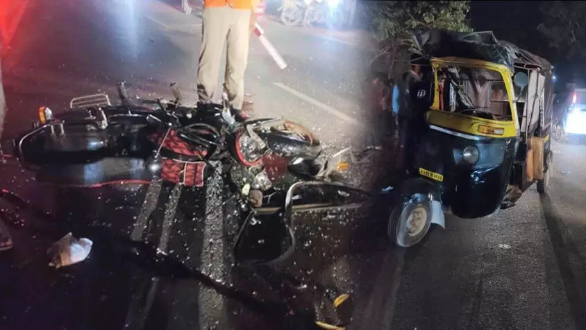 ಪುತ್ತೂರು: ಆಟೋ ರಿಕ್ಷಾ ಬೈಕ್ ಢಿಕ್ಕಿ; ಸವಾರ ಮೃತ್ಯು ಪುತ್ತೂರು: ಆಟೋ ರಿಕ್ಷಾ ಬೈಕ್ ಢಿಕ್ಕಿ; ಸವಾರ ಮೃತ್ಯು