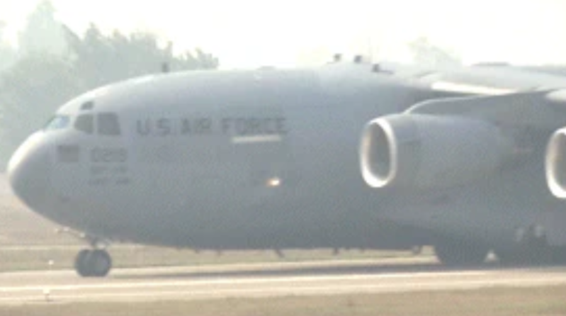 ಅಮೃತಸರ ತಲುಪಿದ 104 ಅಕ್ರಮ ವಲಸಿಗರಿದ್ದ ಅಮೆರಿಕದ ಮಿಲಿಟರಿ ವಿಮಾನ