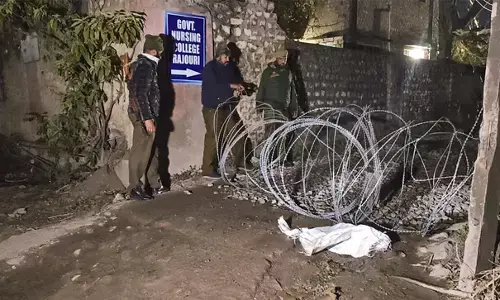 Photo of officials sealing the shops