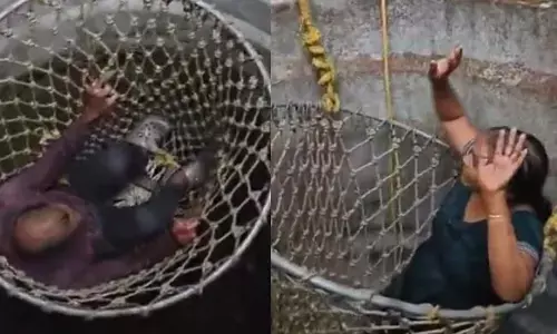 ಕೇರಳ: 40 ಅಡಿ ಆಳದ ಬಾವಿಗೆ ಬಿದ್ದ ಪತಿಯನ್ನು ರಕ್ಷಿಸಿದ 56 ವರ್ಷದ ಮಹಿಳೆ !