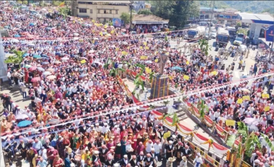 ‘ಕೊಡವಾಮೆ ಬಾಳೋ’ ಕೊಡವರ ಬೃಹತ್ ಪಾದಯಾತ್ರೆಯ ಸಮಾರೋಪ