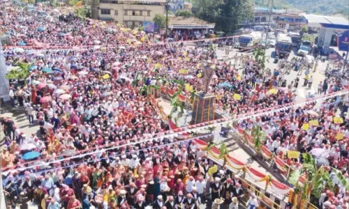 ‘ಕೊಡವಾಮೆ ಬಾಳೋ’ ಕೊಡವರ ಬೃಹತ್ ಪಾದಯಾತ್ರೆಯ ಸಮಾರೋಪ