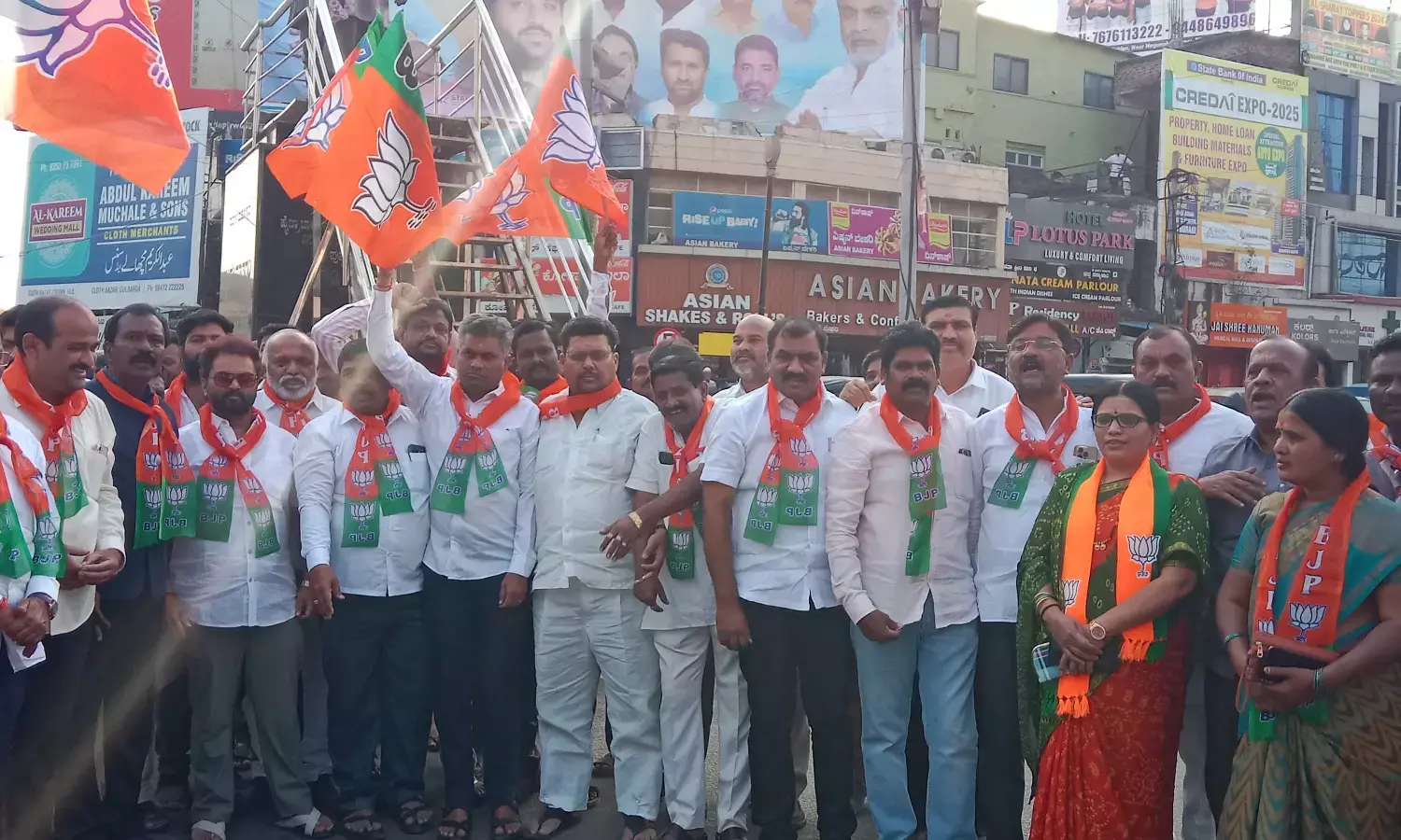 ದೆಹಲಿ ಚುನಾವಣೆಯಲ್ಲಿ ಬಿಜೆಪಿಗೆ ಗೆಲುವು : ಕಲಬುರಗಿಯಲ್ಲಿ ವಿಜಯೋತ್ಸವ