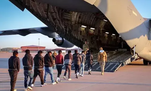 ಅಮೆರಿಕದಲ್ಲಿ ಅಕ್ರಮ ವಲಸಿಗರ ಜತೆ ದುರ್ವರ್ತನೆ: ಭಾರತ ಪ್ರತಿಭಟನೆ