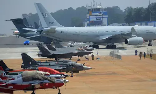 ಬೆಂಗಳೂರು | ನಾಳೆಯಿಂದ ‘ಏರೋ ಇಂಡಿಯಾ’ ವೈಮಾನಿಕ ಪ್ರದರ್ಶನ