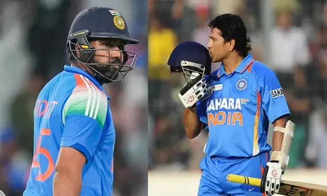 Rohit Sharma, Sachin Tendulkar