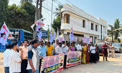 ವೇದವ್ಯಾಸರು 13 ಕಡೆ ಗುದ್ದಲಿ ಪೂಜೆ ನಡೆಸಿದ ಕಾಮಗಾರಿ ಕಥೆ ಏನಾಗಿದೆ ಎಂದು ಉತ್ತರಿಸಲಿ: ಸಂತೋಷ್ ಬಜಾಲ್