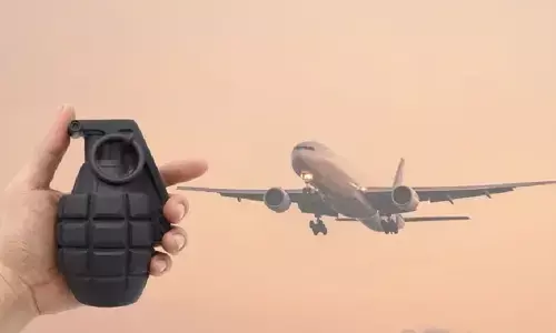 ಸೌದಿ ಅರೇಬಿಯಾದಿಂದ ಆಗಮಿಸಿದ ವಿಮಾನದಲ್ಲಿ ಬಾಂಬ್ ಸ್ಫೋಟಿಸುವ ಬೆದರಿಕೆಯ ಪತ್ರ ಪತ್ತೆ