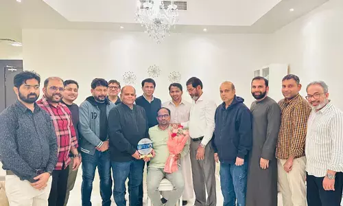 ಅಬುಧಾಬಿ| ಕರ್ನಾಟಕ ಬ್ಯಾರಿ ಸಾಹಿತ್ಯ ಅಕಾಡೆಮಿ ಅಧ್ಯಕ್ಷ ಉಮರ್ ಯು.ಎಚ್ ರಿಗೆ ಬಿಡಬ್ಲ್ಯೂಎಫ್ ವತಿಯಿಂದ ಸನ್ಮಾನ