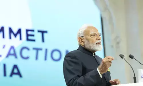 ಎಐ ನಿರ್ವಹಣೆಗೆ ಜಾಗತಿಕ ಮಾನದಂಡ ರೂಪಿಸಬೇಕಾಗಿದೆ: ಪ್ಯಾರಿಸ್ ಕೃತಕ ಬುದ್ಧಿಮತ್ತೆ ಶೃಂಗಸಭೆಯಲ್ಲಿ ಮೋದಿ ಕರೆ