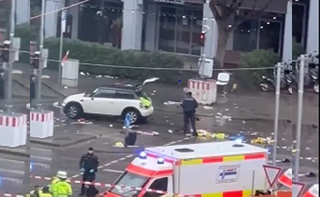 ಜರ್ಮನಿ | ಜನರ ಮೇಲೆ ಕಾರು ನುಗ್ಗಿಸಿದ ವ್ಯಕ್ತಿ: 28 ಮಂದಿಗೆ ಗಾಯ