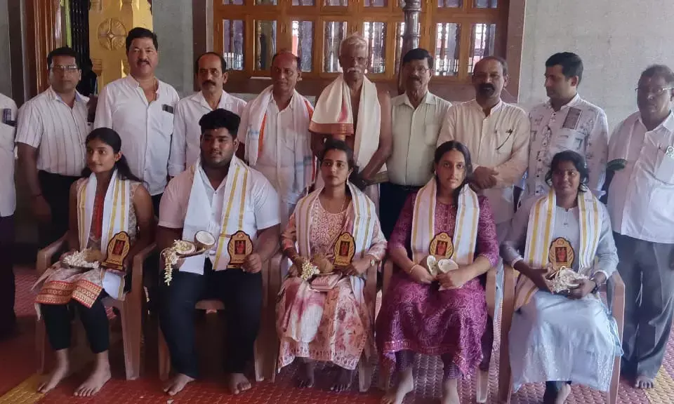 ಕಲ್ಮಾಡಿ ಗರೋಡಿಯಲ್ಲಿ ಸಾಧಕರಿಗೆ ಸನ್ಮಾನ