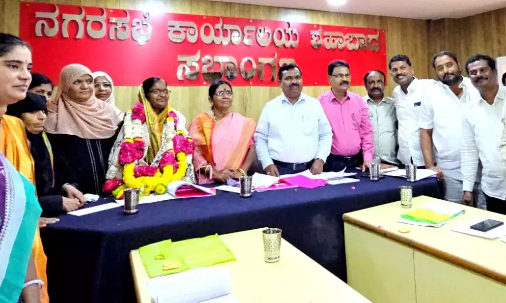 ಕಲಬುರಗಿ | ಶಹಾಬಾದ್ ಸ್ಥಾಯಿ ಸಮಿತಿ ಅಧ್ಯಕ್ಷರಾಗಿ ಪೀರಮ್ಮ ಪಗಲಾಪೂರ ಅವಿರೋಧ ಆಯ್ಕೆ