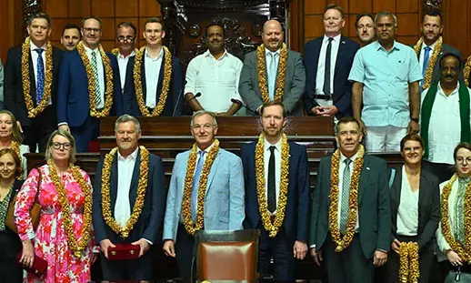 ಜರ್ಮನಿ ಬವೇರಿಯಾ ಸಂಸತ್ತಿನ ನಿಯೋಗ ಕರ್ನಾಟಕ ವಿಧಾನ ಸಭೆಗೆ ಭೇಟಿ