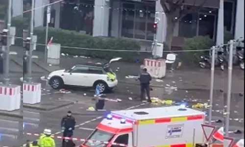 ಜರ್ಮನಿ | ಜನರ ಮೇಲೆ ಕಾರು ನುಗ್ಗಿಸಿದ ವ್ಯಕ್ತಿ: 28 ಮಂದಿಗೆ ಗಾಯ