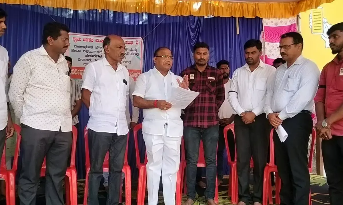 ಗ್ರಾಮ ಆಡಳಿತ ಅಧಿಕಾರಿಗಳ ಧರಣಿ 6ನೇ ದಿನಕ್ಕೆ