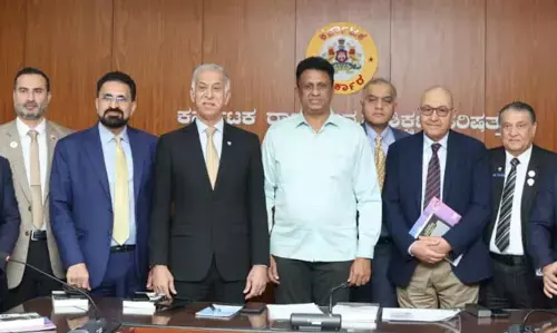 ಬಹರೈನ್ ಛೇಂಬರ್ ಆಫ್ ಕಾಮರ್ಸ್‍ನೊಂದಿಗೆ ಸಮಾಲೋಚನೆ ನಡೆಸಿದ ಸಚಿವ ಎಂ.ಸಿ.ಸುಧಾಕರ್