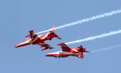 ಬೆಂಗಳೂರು | ‘ಏರೋ ಇಂಡಿಯಾ’ ವೈಮಾನಿಕ ಪ್ರದರ್ಶನಕ್ಕೆ ತೆರೆ