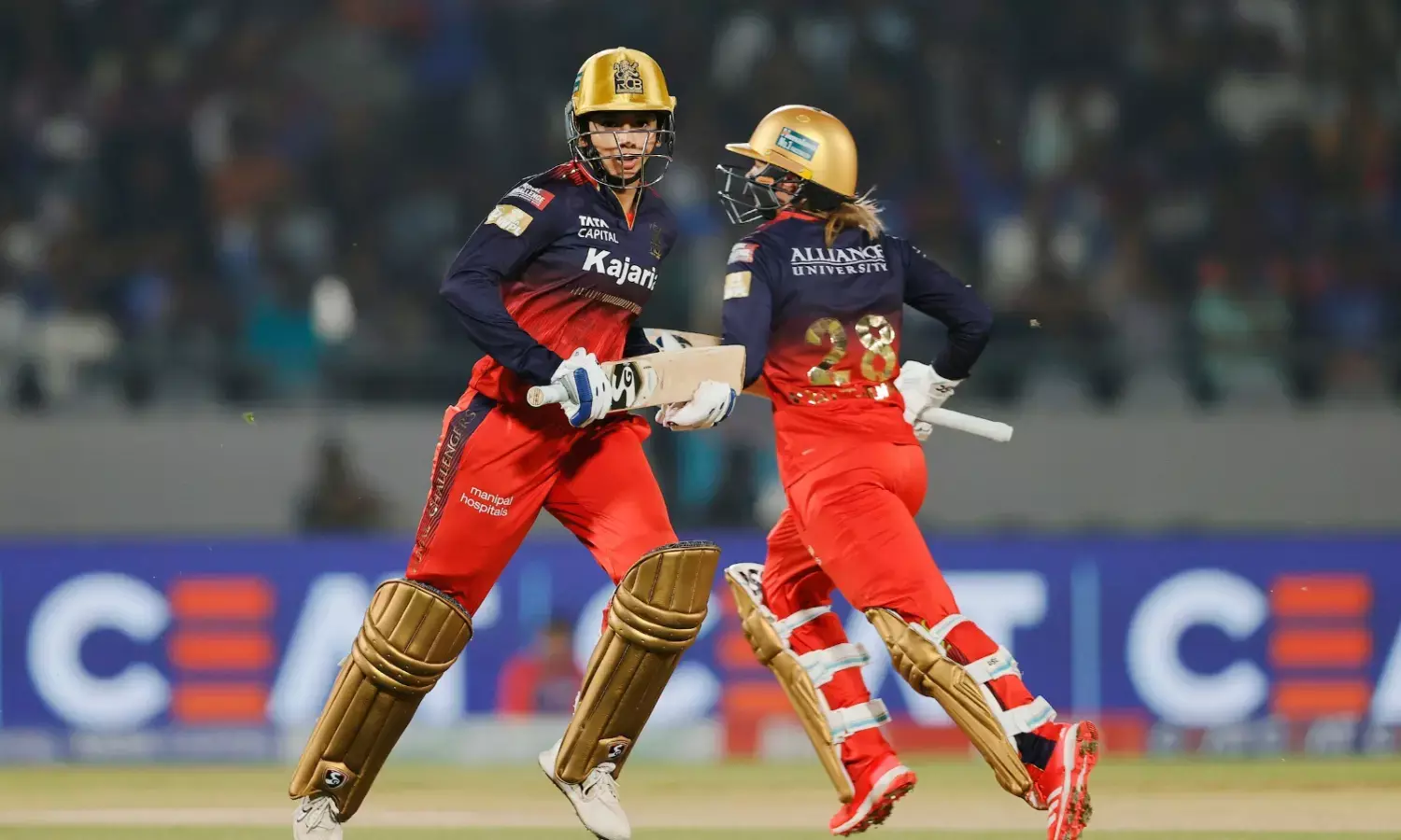 Chasing 142 against Delhi Capitals in Vadodara, Smriti Mandhana (41*) and Danni Wyatt-Hodge (33*) have provided RCB the perfect start