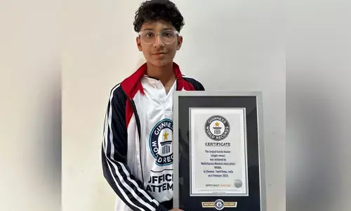 ಕರಾಟೆ | ಕಟಾದಲ್ಲಿ ಮುಹಮ್ಮದ್ ಇಯಾದ್ ಇಬ್ರಾಹಿಂ ಗಿನ್ನೆಸ್ ದಾಖಲೆ, ಕುಮಿತೆಯಲ್ಲಿ ಚಿನ್ನದ ಪದಕ