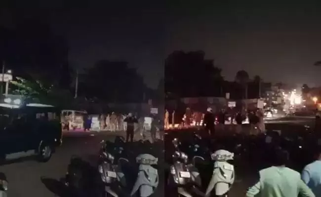 ಉದಯಗಿರಿ ಕಲ್ಲುತೂರಾಟ ಪ್ರಕರಣ | ಪ್ರಚೋದನಾಕಾರಿ ಭಾಷಣ ಮಾಡಿದ್ದ ಆರೋಪದಲ್ಲಿ ವಕ್ತಿಯ ಬಂಧನ ಉದಯಗಿರಿ ಕಲ್ಲುತೂರಾಟ ಪ್ರಕರಣ | ಪ್ರಚೋದನಾಕಾರಿ ಭಾಷಣ ಮಾಡಿದ್ದ ಆರೋಪದಲ್ಲಿ ವಕ್ತಿಯ ಬಂಧನ