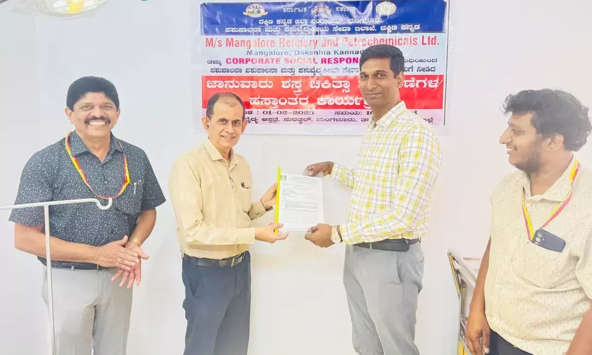 ಎಂಆರ್‌ಪಿಎಲ್ ಸಿಎಸ್‌ಆರ್ ನಿಧಿಯಿಂದ ನೆರವು: ದ.ಕ. ಜಿಲ್ಲೆಯ ಪಶು ಆಸ್ಪತ್ರೆಗಳಲ್ಲಿ ಶಸ್ತ್ರ ಚಿಕಿತ್ಸಾ ಸೌಲಭ್ಯ