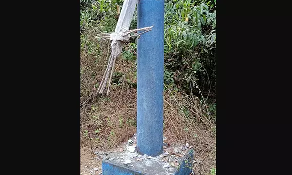 ಶಿಲುಬೆ ದ್ವಂಸ ಪ್ರಕರಣ: ದುಷ್ಕರ್ಮಿಗಳ ಬಂಧನಕ್ಕೆ ಎಸ್‌ಡಿಪಿಐ ಆಗ್ರಹ