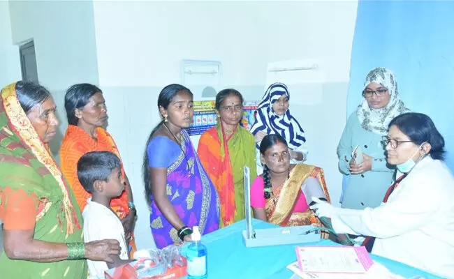 ಸಿರವಾರ | ಜಿಈ ಹೆಲ್ತ್ ಕೇರ್ ಸಂಸ್ಥೆಯ ವತಿಯಿಂದ ಮಹಿಳಾ ಕ್ಷೇಮಾ ತಪಾಸಣೆ ಶಿಬಿರ