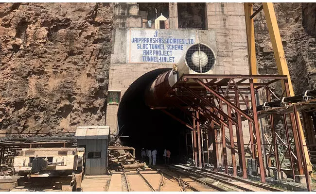 The SLBC tunnel where the mishap happened. The SLBC tunnel where the mishap happened.