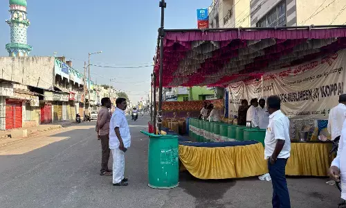 ಕೊಪ್ಪಳ ನಗರದಲ್ಲಿ ಬಿಎಸ್ಪಿಎಲ್ ಕಾರ್ಖಾನೆ ಸ್ಥಾಪನೆಗೆ ವಿರೋಧ: ಅಂಗಡಿಗಳು ಬಂದ್, ಶಾಲೆಗಳಿಗೆ ರಜೆ