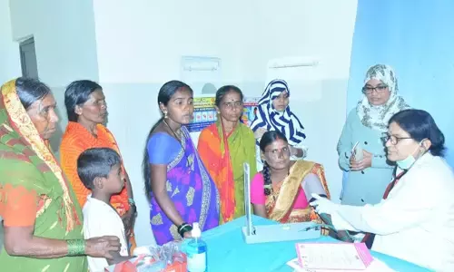 ಸಿರವಾರ | ಜಿಈ ಹೆಲ್ತ್ ಕೇರ್ ಸಂಸ್ಥೆಯ ವತಿಯಿಂದ ಮಹಿಳಾ ಕ್ಷೇಮಾ ತಪಾಸಣೆ ಶಿಬಿರ