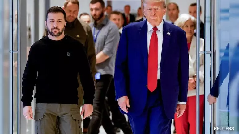 ಖನಿಜ ಒಪ್ಪಂದಕ್ಕೆ ಸಹಿ ಮಾಡಿದರೆ ವಾರಗಳೊಳಗೆ ಯುದ್ಧ ಅಂತ್ಯಗೊಳ್ಳಲಿದೆ: ಟ್ರಂಪ್ ಖನಿಜ ಒಪ್ಪಂದಕ್ಕೆ ಸಹಿ ಮಾಡಿದರೆ ವಾರಗಳೊಳಗೆ ಯುದ್ಧ ಅಂತ್ಯಗೊಳ್ಳಲಿದೆ: ಟ್ರಂಪ್