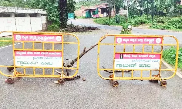 ಮಳೆಯಿಂದ ಕುಸಿದ ನಾಲ್ಕೂರು ರಸ್ತೆ ರಿಪೇರಿ: ವಾಹನಗಳಿಗೆ ಬದಲಿ ಮಾರ್ಗ