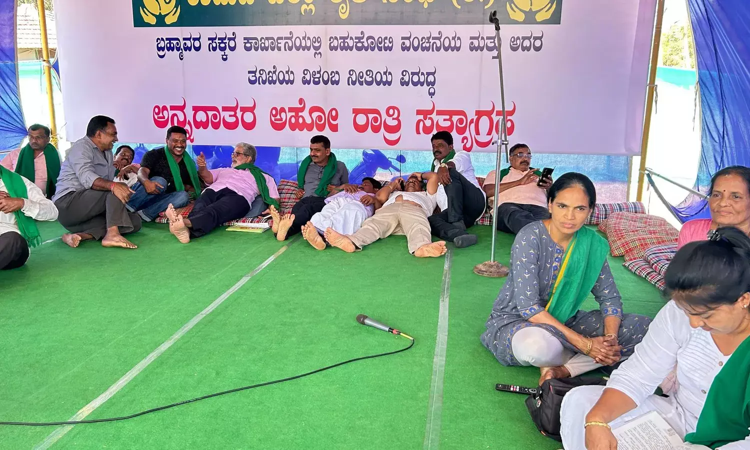 ಬ್ರಹ್ಮಾವರ: ಏಳನೇ ದಿನ ಪ್ರವೇಶಿಸಿದ ರೈತರ ಅನಿರ್ಧಿಷ್ಟ ಧರಣಿ