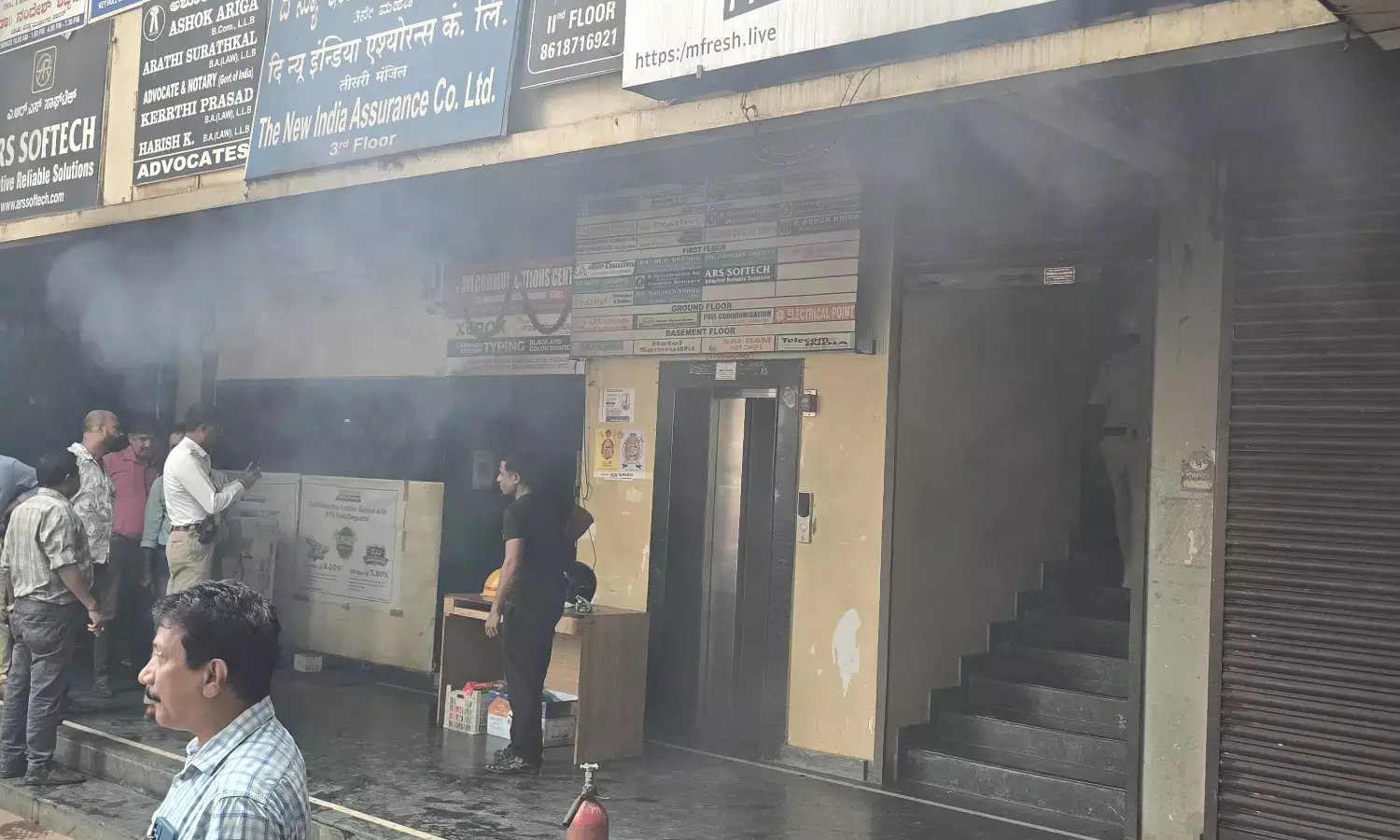 ಕರಂಗಲ್ಪಾಡಿ: ಕಟ್ಟಡದಲ್ಲಿ ಬೆಂಕಿ ಆಕಸ್ಮಿಕ