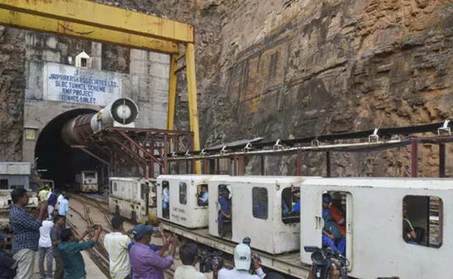 ತೆಲಂಗಾಣ ಸುರಂಗ ಕುಸಿತ | ನಾಲ್ವರು ಕಾರ್ಮಿಕರು ಸಿಲುಕಿರುವ ಸ್ಥಳ ಪತ್ತೆ