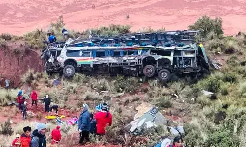 ಬೊಲಿವಿಯಾದಲ್ಲಿ ಕಣಿವೆಗೆ ಉರುಳಿದ ಬಸ್; 25 ಮಂದಿ ಮೃತ್ಯು