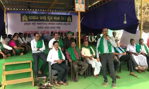 ಬ್ರಹ್ಮಾವರ ಸಕ್ಕರೆ ಕಾರ್ಖಾನೆಯ ಭ್ರಷ್ಟಾಚಾರ ಹಗರಣ: 11ನೇ ದಿನ ಪೂರ್ಣಗೊಳಿಸಿದ ರೈತರ ಅಹೋರಾತ್ರಿ ಧರಣಿ