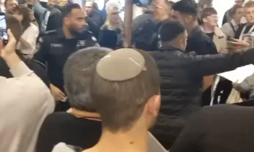 ಇಸ್ರೇಲ್: ಒತ್ತೆಯಾಳುಗಳ ಕುಟುಂಬದ ಸದಸ್ಯರು, ಭದ್ರತಾ ಪಡೆಗಳ ನಡುವೆ ಘರ್ಷಣೆ