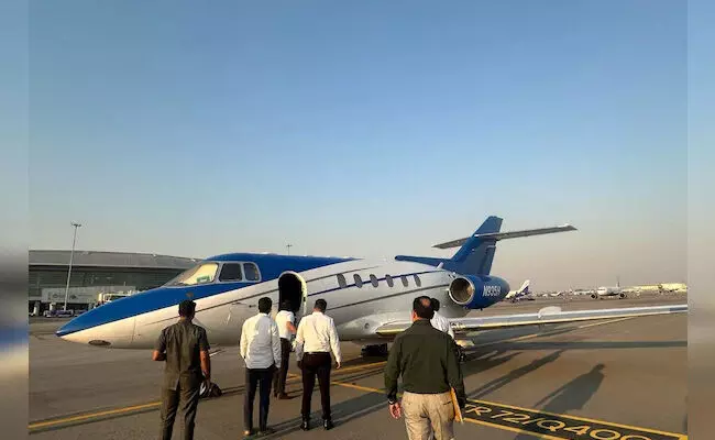 ಪೋಂಝಿ ಹಗರಣ ಪ್ರಕರಣ: ಹೈದರಾಬಾದ್ ವಿಮಾನ ನಿಲ್ದಾಣದಲ್ಲಿ ವಾಣಿಜ್ಯ ಜೆಟ್ ಅನ್ನು ಮುಟ್ಟುಗೋಲು ಹಾಕಿಕೊಂಡ ಈಡಿ