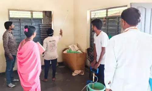 ಯಾದಗಿರಿ | ಕಕ್ಕೇರಾ ಸೊಳ್ಳೆಗಳ ನಿಯಂತ್ರಣಕ್ಕಾಗಿ ಕೀಟನಾಶಕ ಸಿಂಪಡಣಾ ಕಾರ್ಯಕ್ರಮ