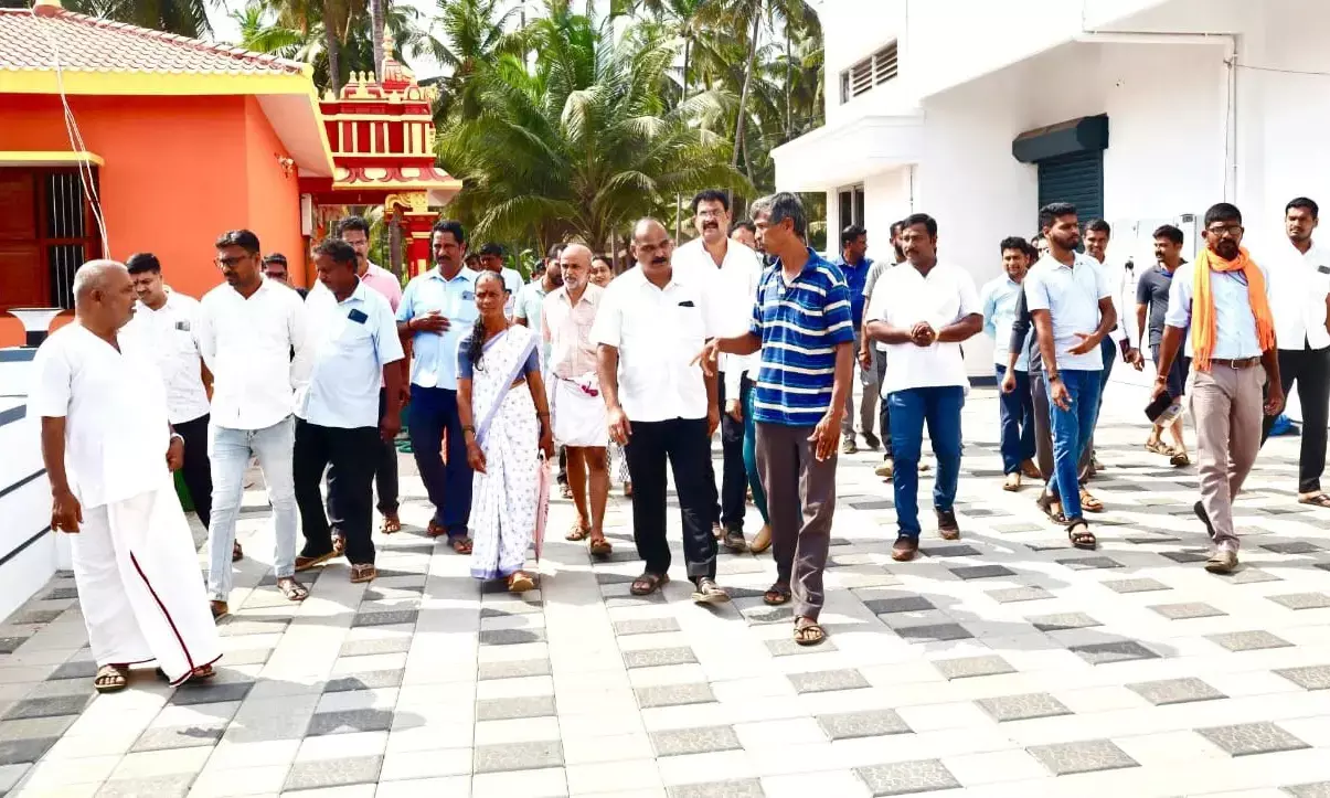 ಕೋಡಿ ಉಪ್ಪುನೀರಿನ ಸಮಸ್ಯೆ ಪ್ರದೇಶಗಳಿಗೆ ಶಾಸಕ ಶಾಸಕ ಕಿರಣ್  ಕೊಡ್ಗಿ ಭೇಟಿ