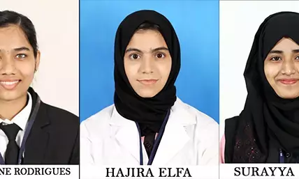 ಮಂಗಳೂರು ಮಿಲಾಗ್ರಿಸ್ ಕಾಲೇಜಿಗೆ ಮೂರು ರ‍್ಯಾಂಕ್